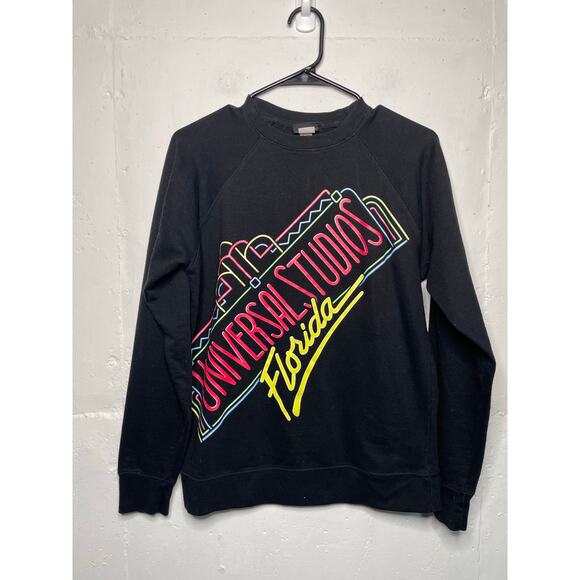Vintage Universal Studios Womens Black Pullover Sweatshirt Size Small - Picture 1 of 4